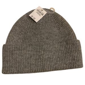 American‎ Eagle Gray Ribbed Knit Beanie - NWT Eco-Friendly Wool Blend